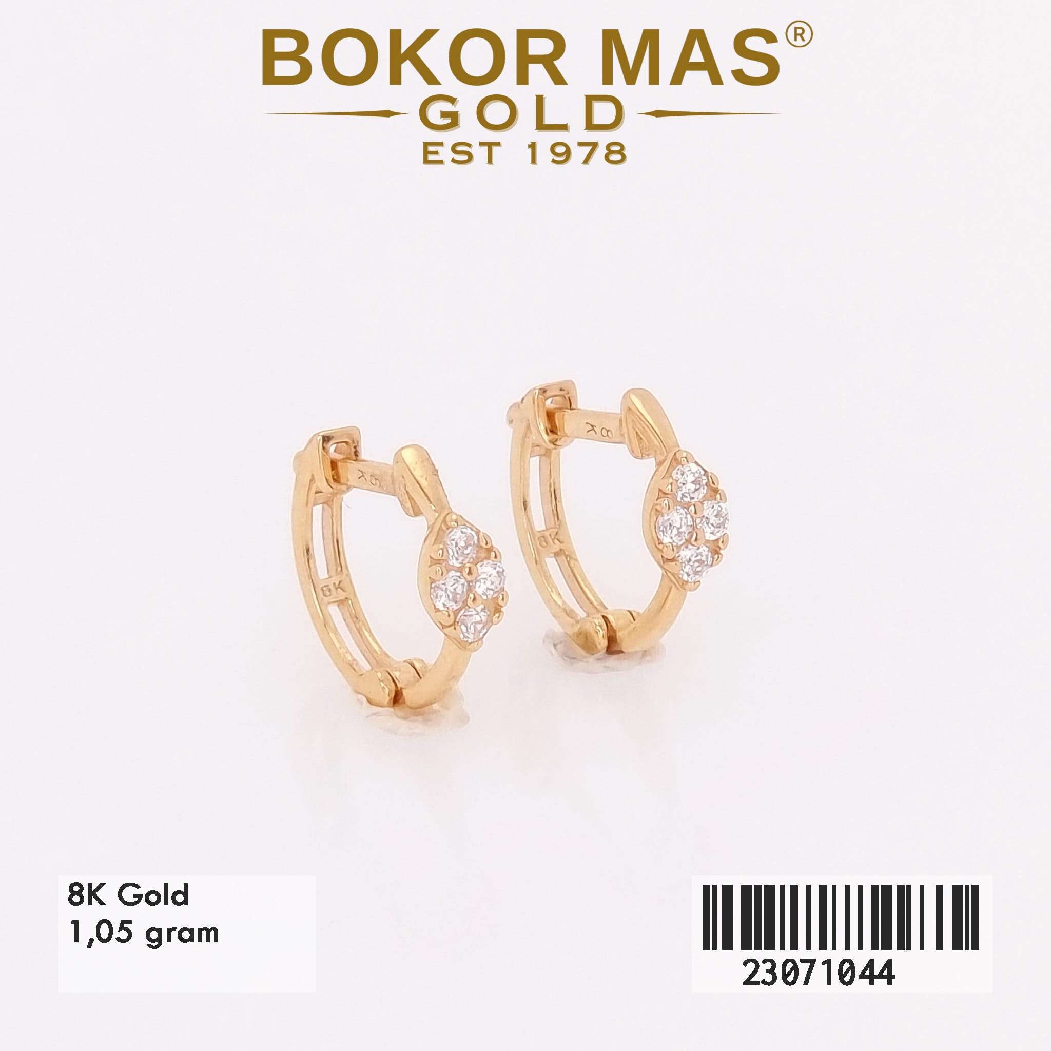 Anting Klip Variasi Permata - 23071044 - 8K