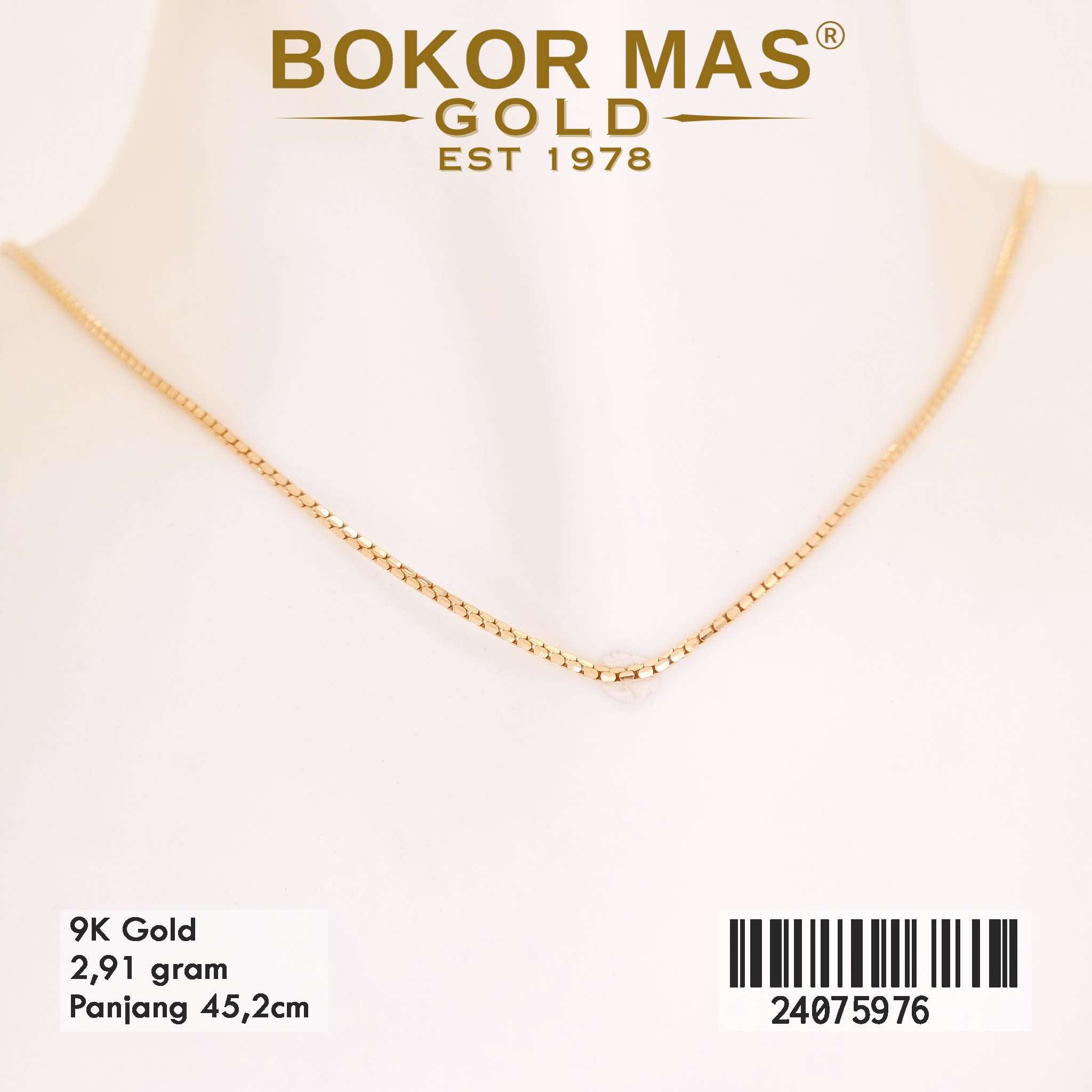 Kalung Itali Tanpa Permata - 24075976 - 9K
