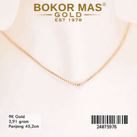 Kalung Emas Itali Tanpa Permata - 24075976 - 9K