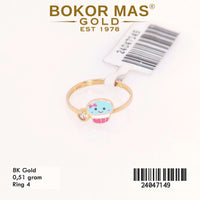 Cincin Emas Anak Variasi Boneka - 24047149 - 8K