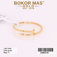 Cincin Emas  Variasi Tanpa Permata - 24089749 - 16K