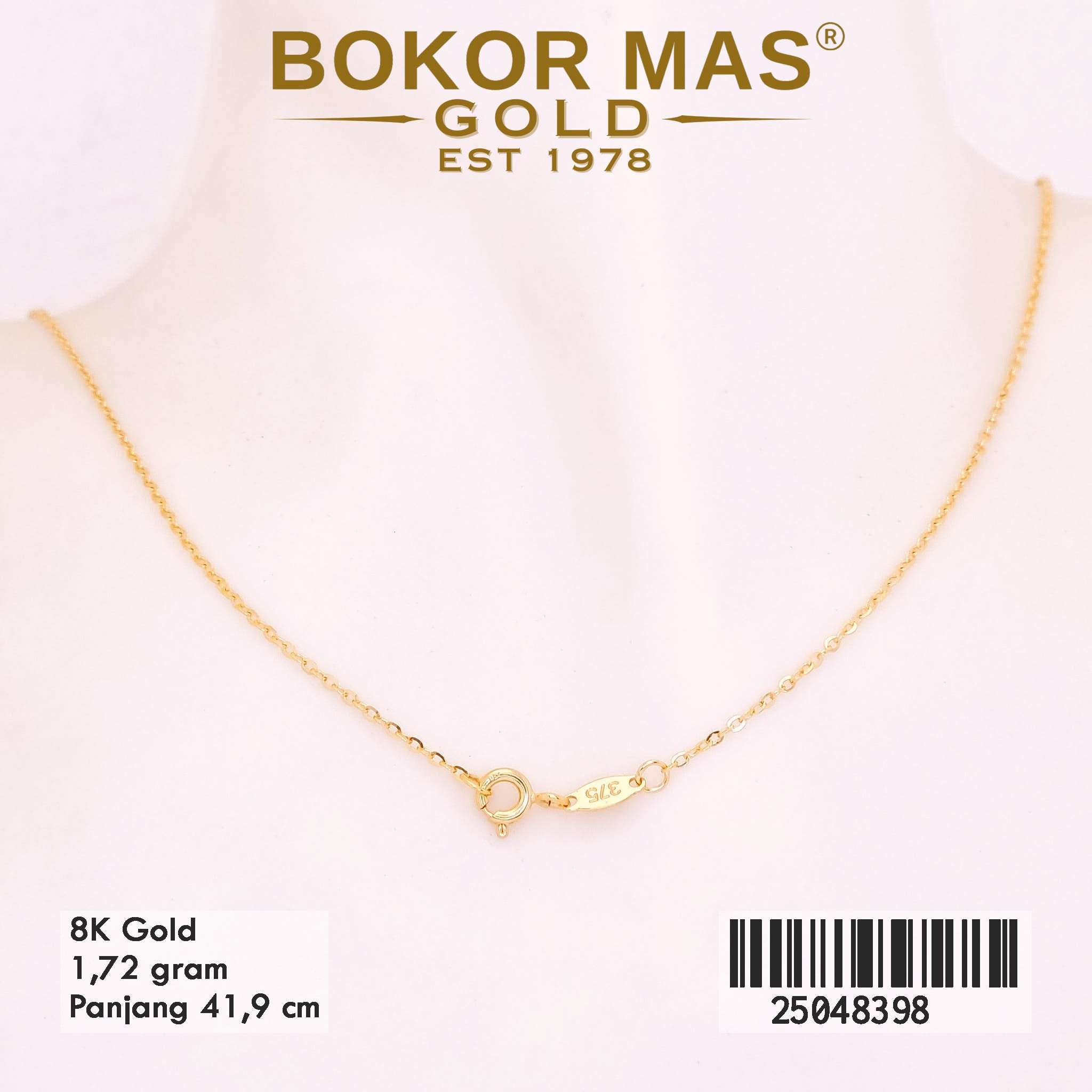Kalung Emas Siyem Variasi Hati - 25048398 - 8K