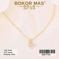 Kalung Emas  Variasi Kupu-kupu - 25017724 - 16K