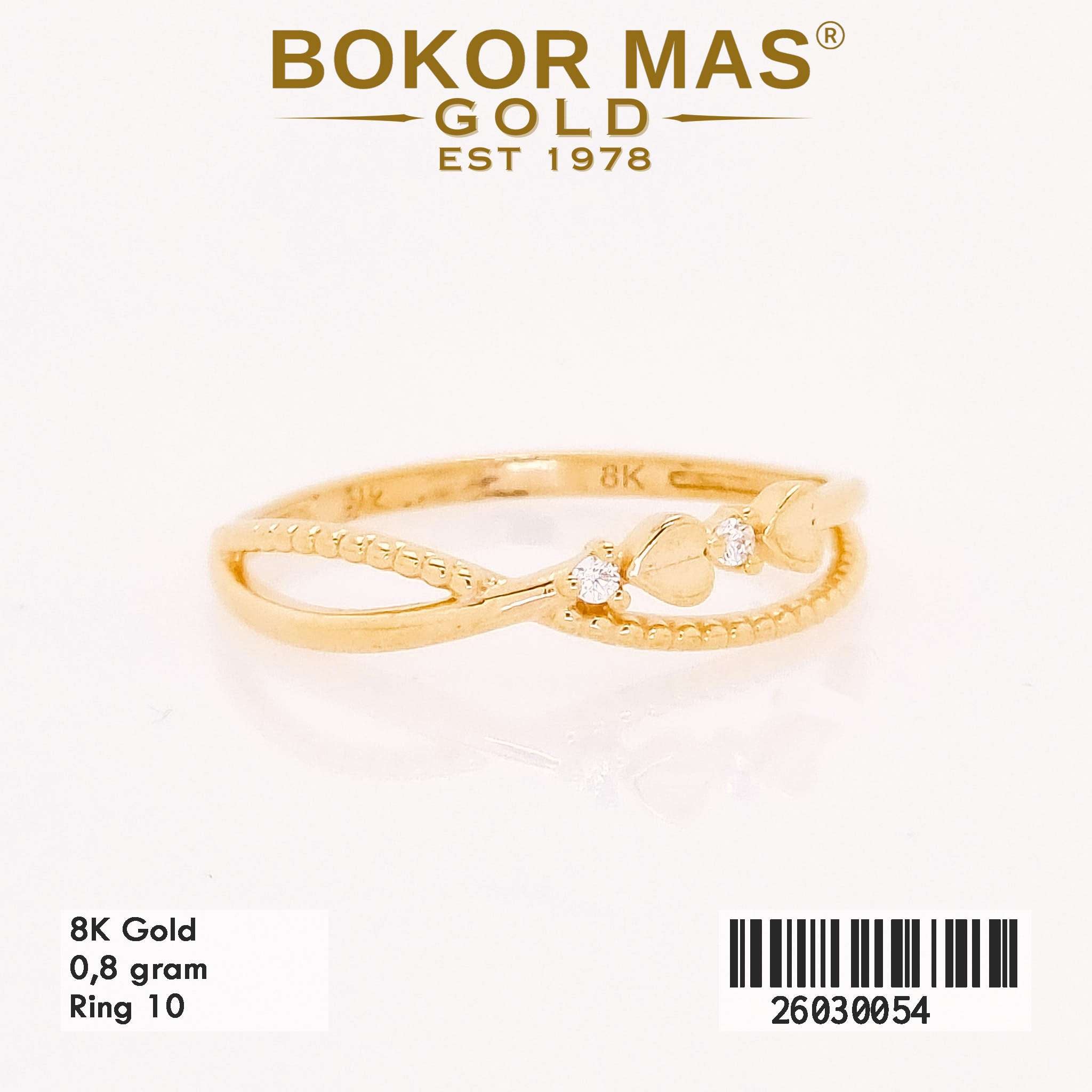 Cincin Variasi Permata Silang - 26030054 - 8K