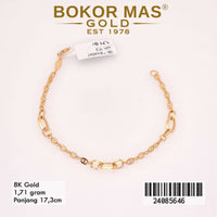 Gelang Emas Rantai Variasi - 24085646 - 8K