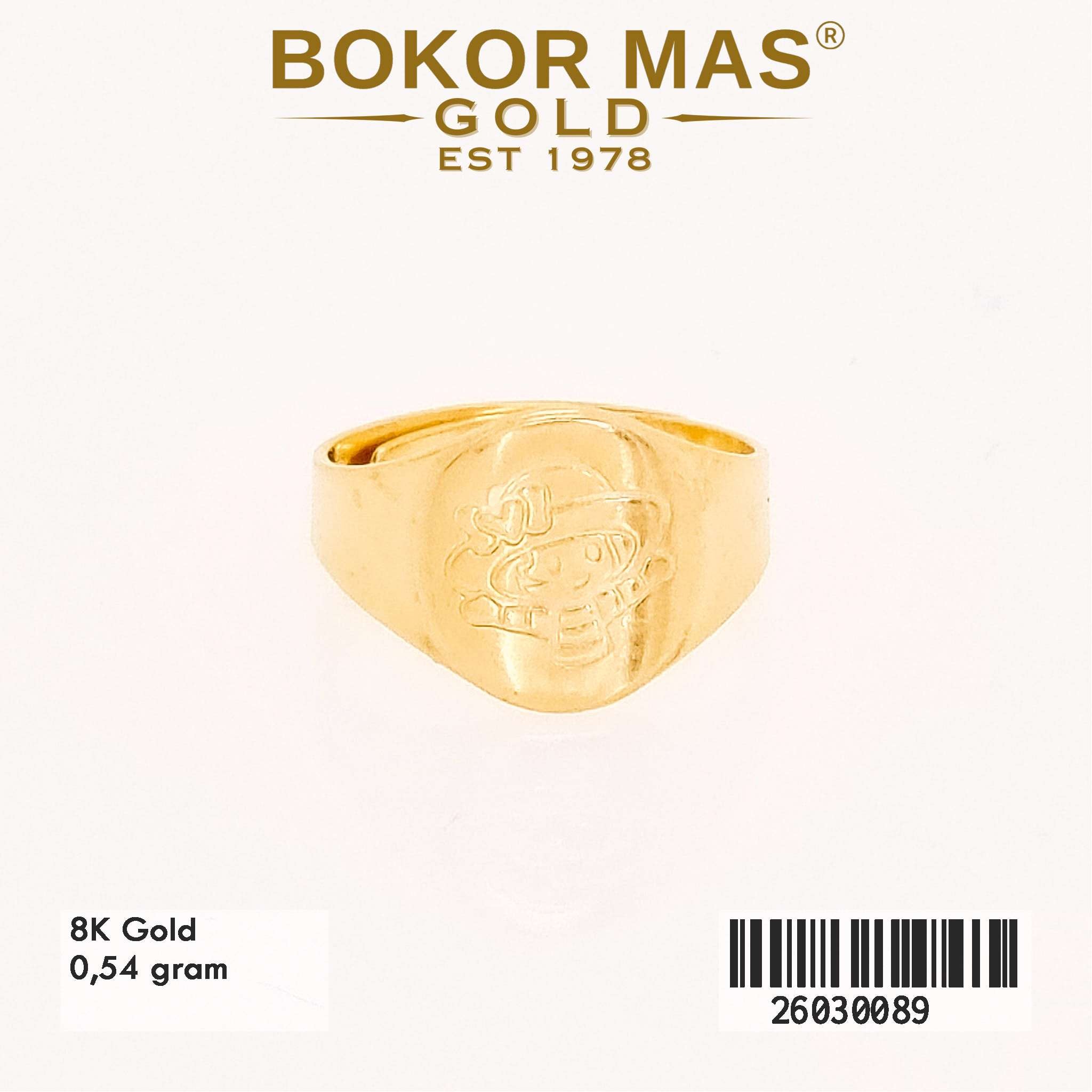  Cincin Anak Ongsrot Variasi Stempel - 26030089 - 8K