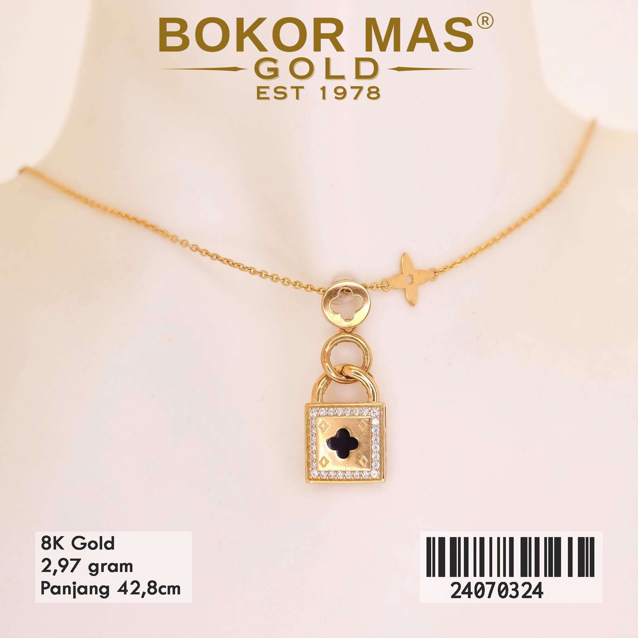 Kalung Variasi Gembok - 24070324 - 8K