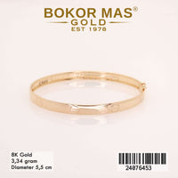 Gelang Emas  Bangkok Variasi Tanpa Permata - 24076453 - 8K