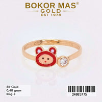 Cincin Emas  Anak Bunny Red - 24085775 - 8K