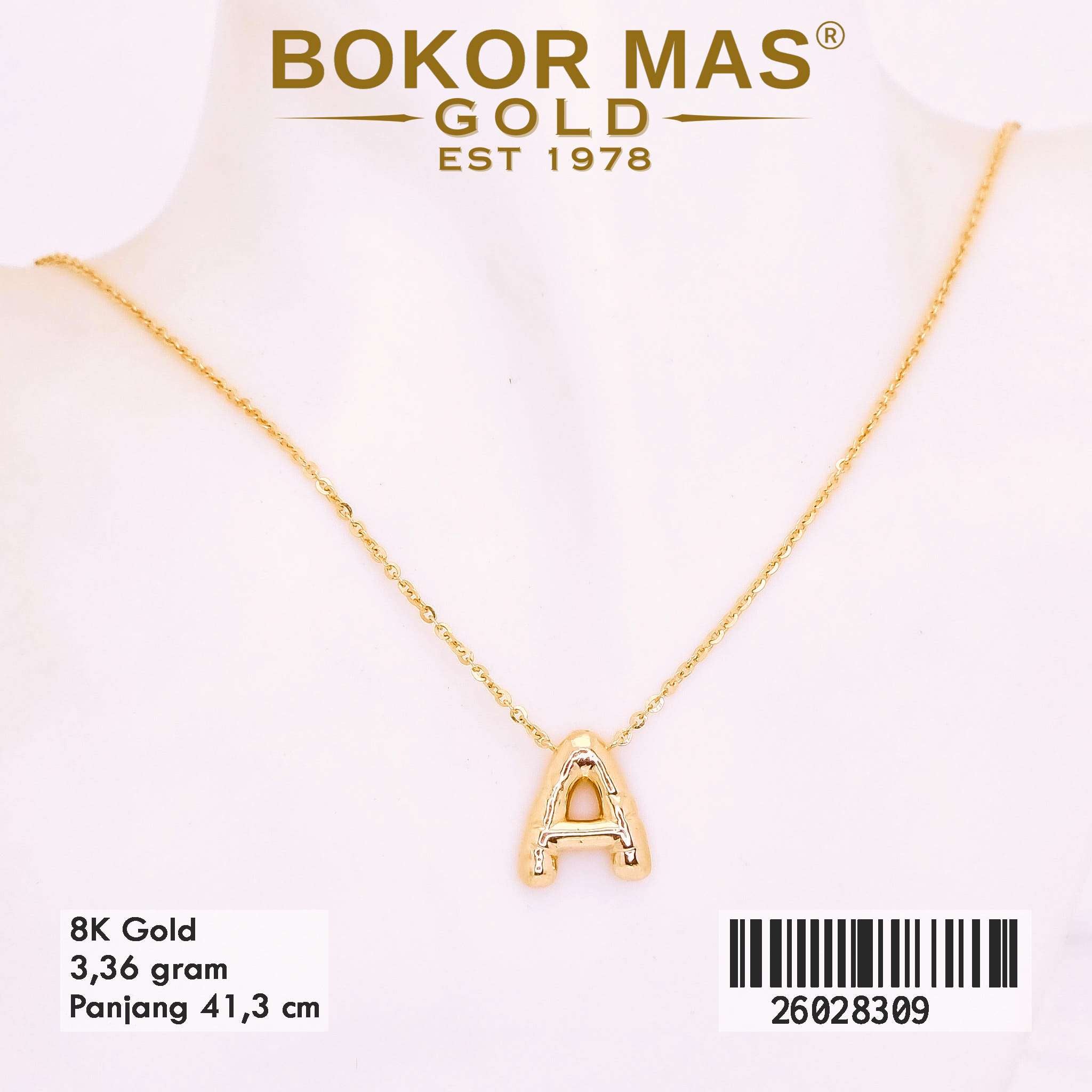 Foto Kalung Emas Asli Kalung Variasi Liont 8K - Perhiasan Asli Bokormas Gold