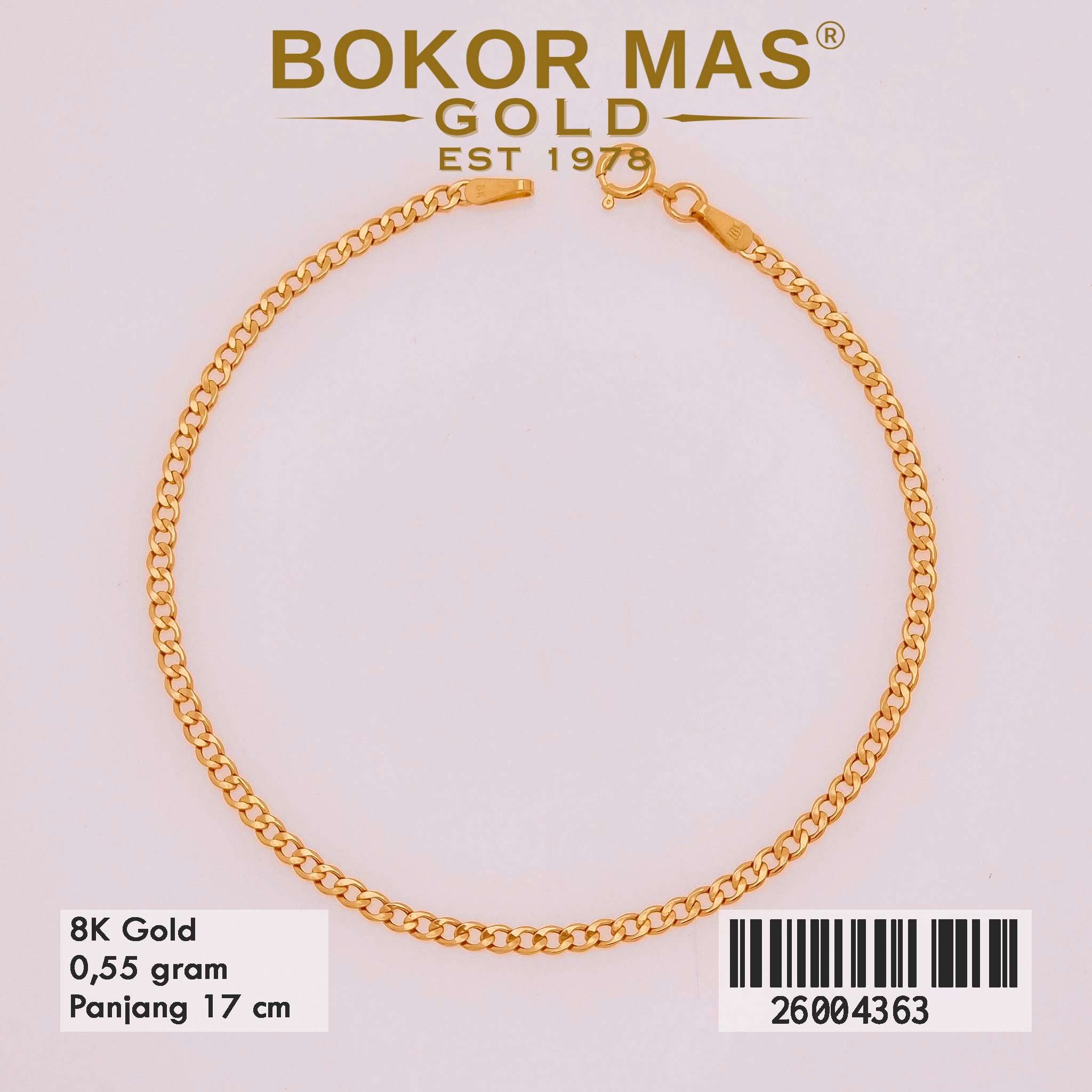  Gelang Rantai Variasi Cinny  - 26004363 - 8K