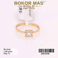 Cincin Emas Variasi Permata - 24075446 - 8K