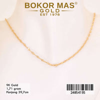 Kalung Emas Anak Toscano Variasi Tanpa Permata - 24054195 - 9K