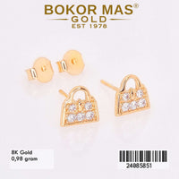 Anting Emas  Tusuk Variasi Bag Stone - 24085851 - 8K