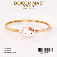 Gelang Emas  Kaku Anak Variasi Hellokity - 23076596 - 16K