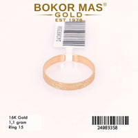 Cincin Emas  Ctr Variasi Tanpa Permata - 24089358 - 16K