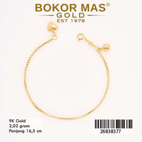 Gelang Rantai Variasi Itali - 26030377 - 9K