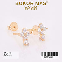 Anting Emas  Tusuk Variasi Salib - 24085852 - 8K
