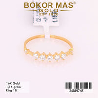 Cincin Emas  Variasi Permata - 24089745 - 16K