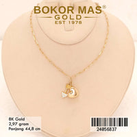 Kalung Emas Tiger Variasi Love - 24056837 - 8K