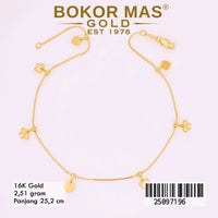 Gelang Rantai Italy Variasi Pita - 25097196 - 16K