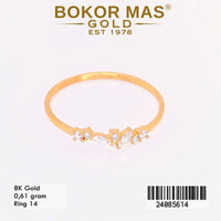 Cincin Emas  Variasi Permata - 24085614 - 8K
