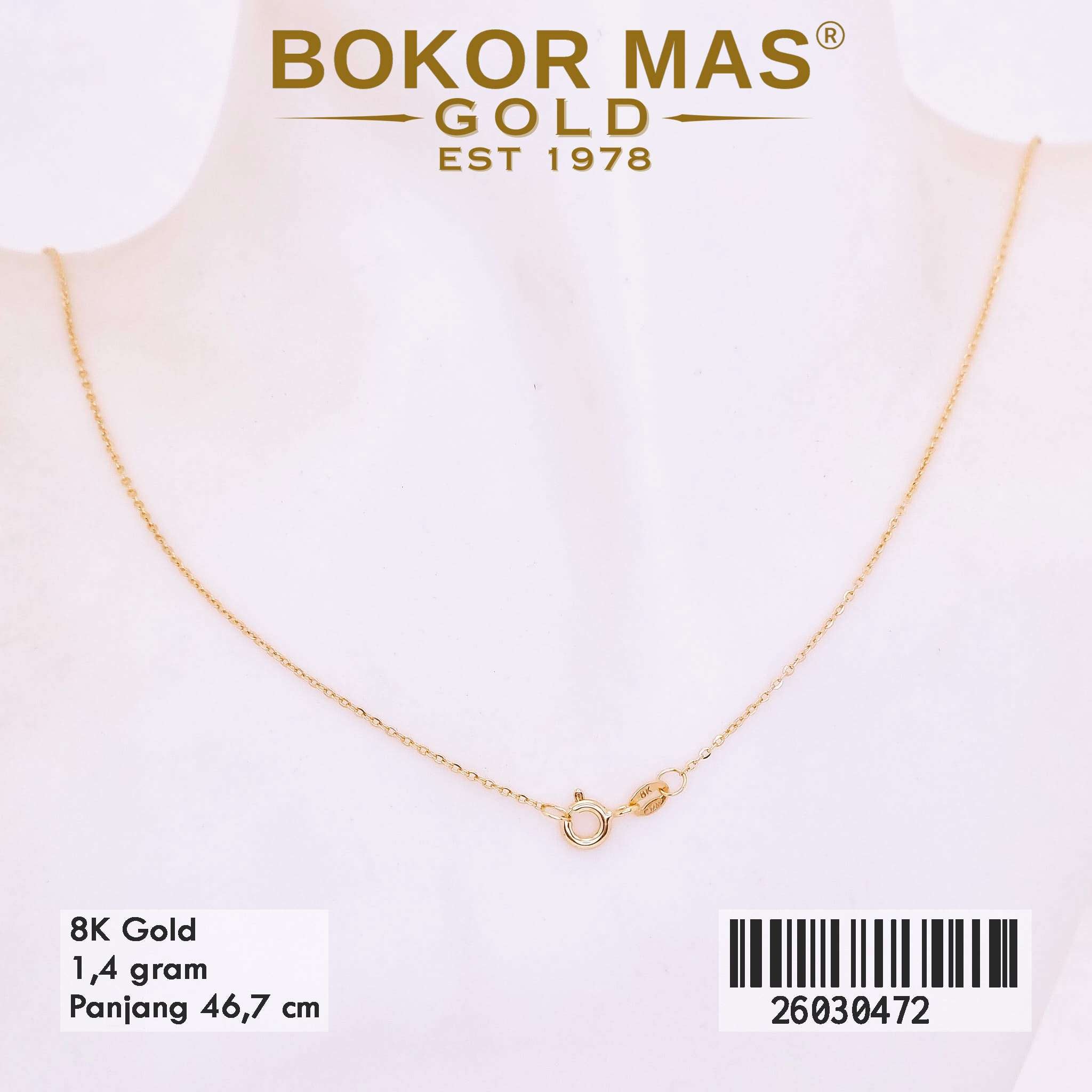 Kalung Variasi Liontin Hati Permata - 26030472 - 8K
