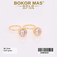 Anting Emas  Toge Variasi Soliter - 24085829 - 8K