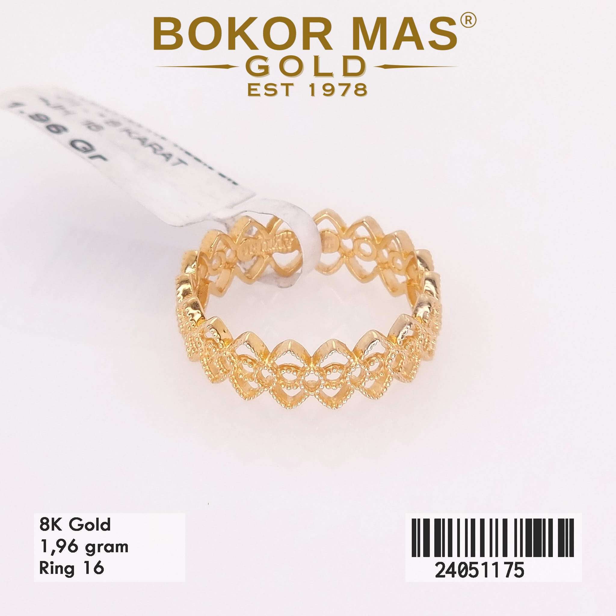 Cincin Variasi Tanpa Permata - 24051175 - 8K