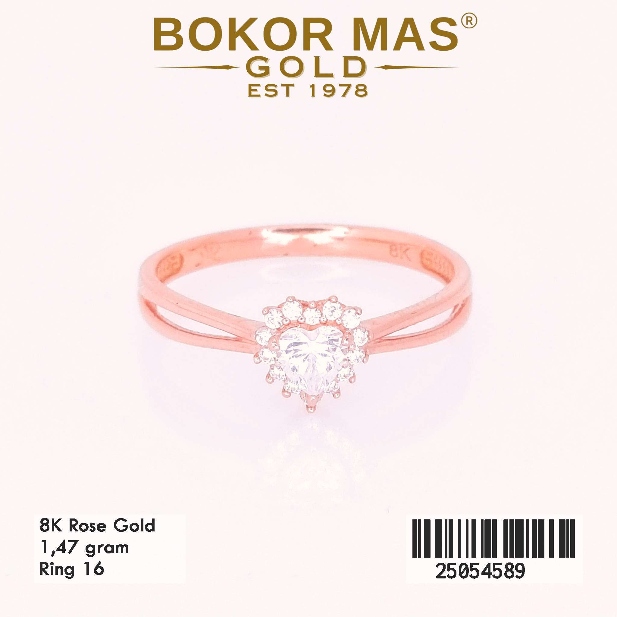 Cincin Emas Varias Permata Hati - 25054589 - 8K