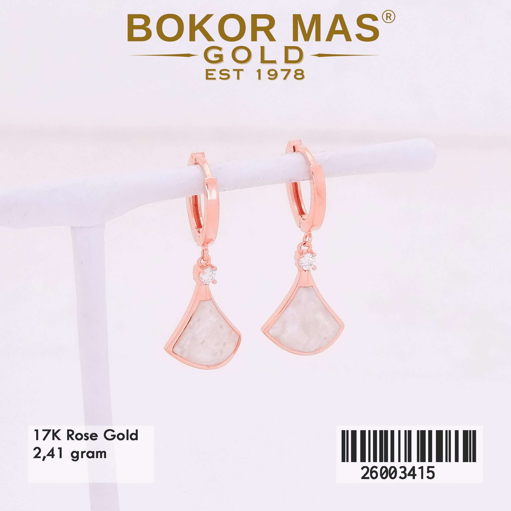  Anting Klip Variasi Diva Cat -  26003415 - 17K