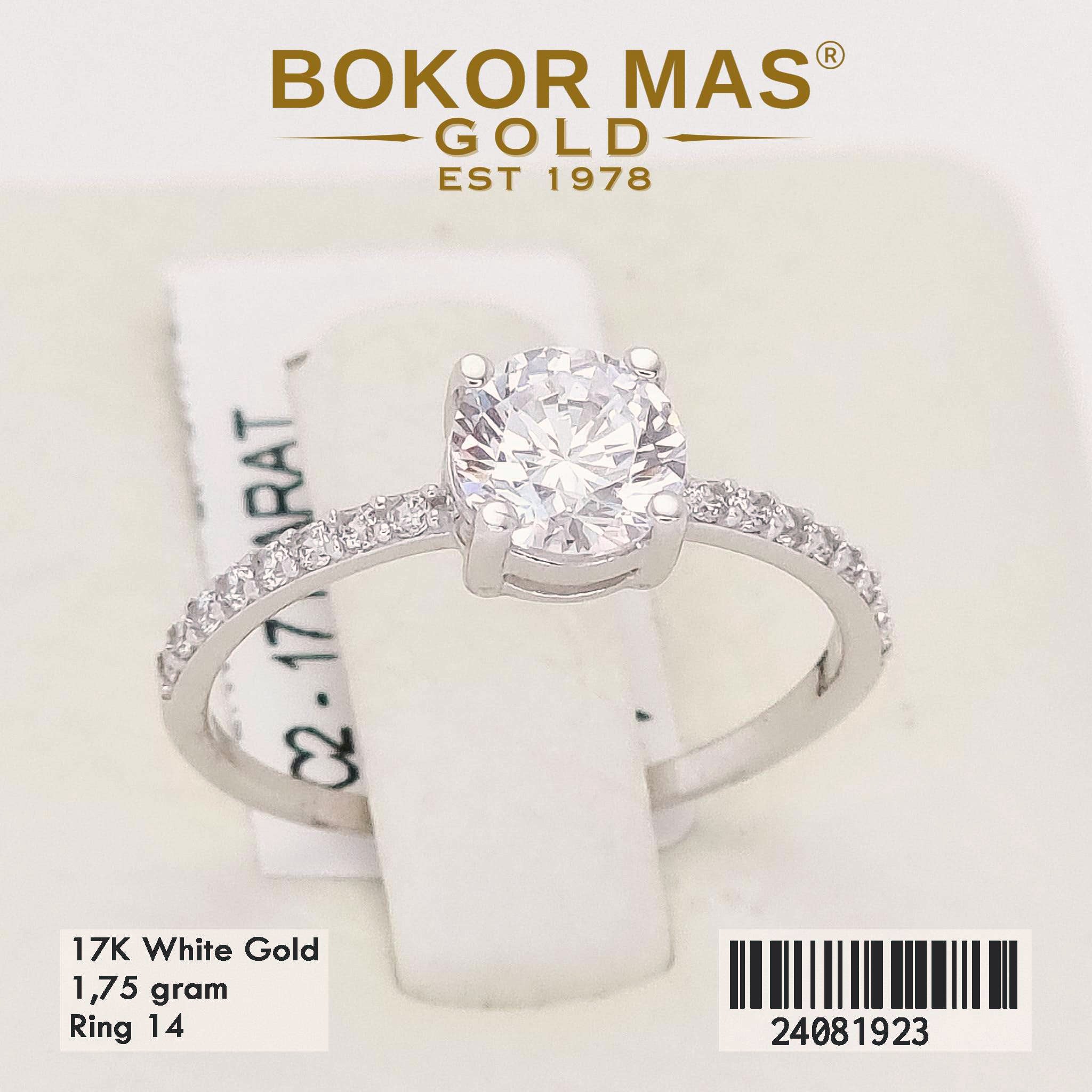 Cincin Variasi Permata - 24081923 - 17K
