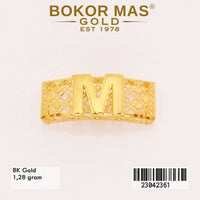 Charm Emas  Rolex Huruf M - 23042361 - 8K
