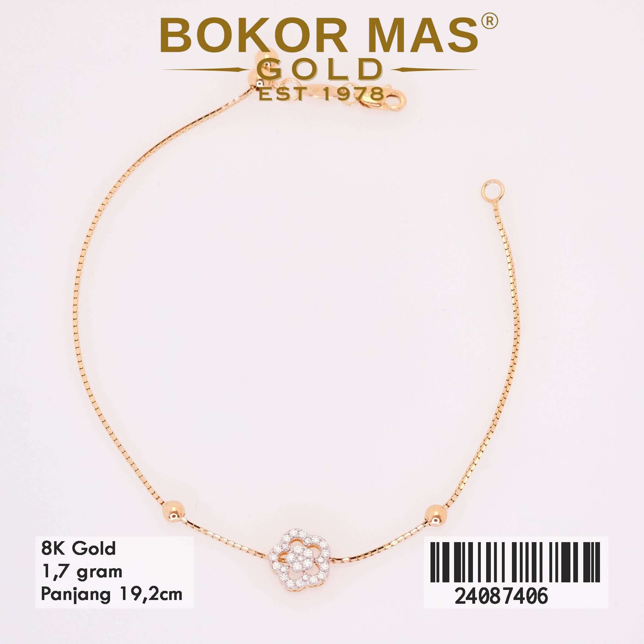 Gelang Serut Variasi Daisy - 24087406 - 8K
