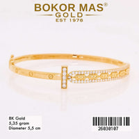 Gelang Kaku Model Permata - 26030107 - 8K