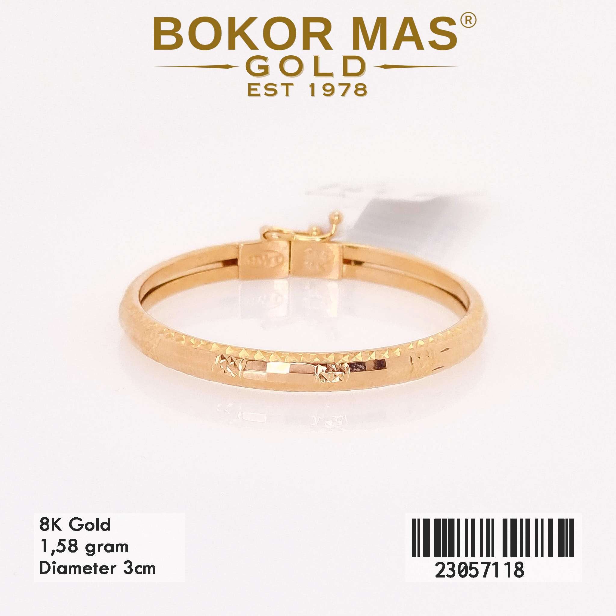 Gelang Kaku Anak Variasi Tanpa Permata - 23057118 - 8K
