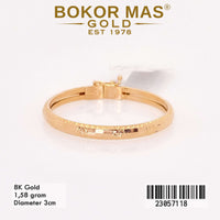 Gelang Emas Kaku Anak Variasi Tanpa Permata - 23057118 - 8K