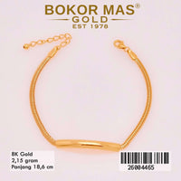 Gelang Rantai Variasi Plat -  26004465 - 8K