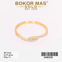 Cincin Emas  Variasi Permata - 24085585 - 8K