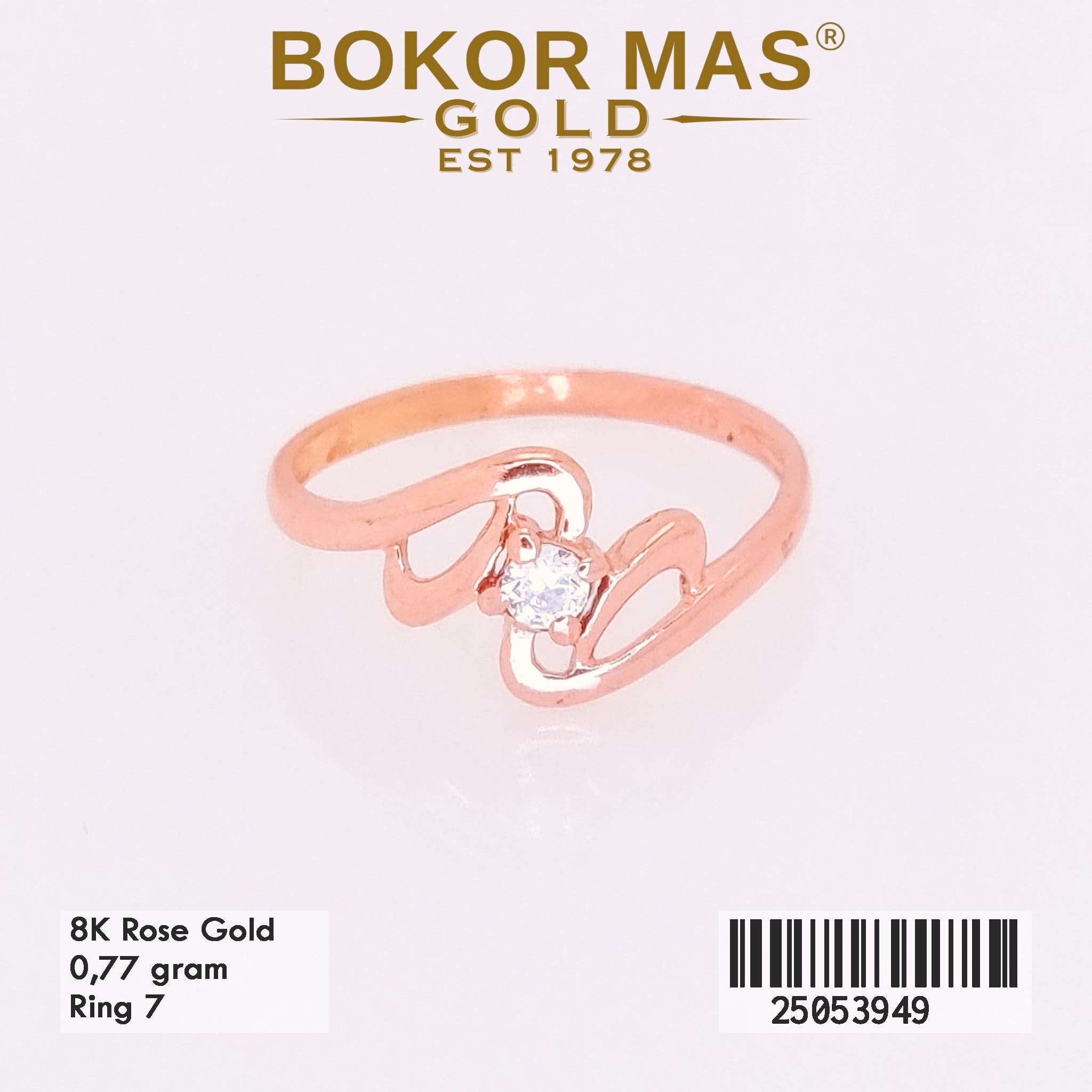 Cincin Emas Variasi Permata - 25053949 - 8K