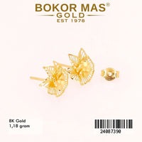 Giwang Emas Tusuk Variasi Bunga - 24087390 - 8K