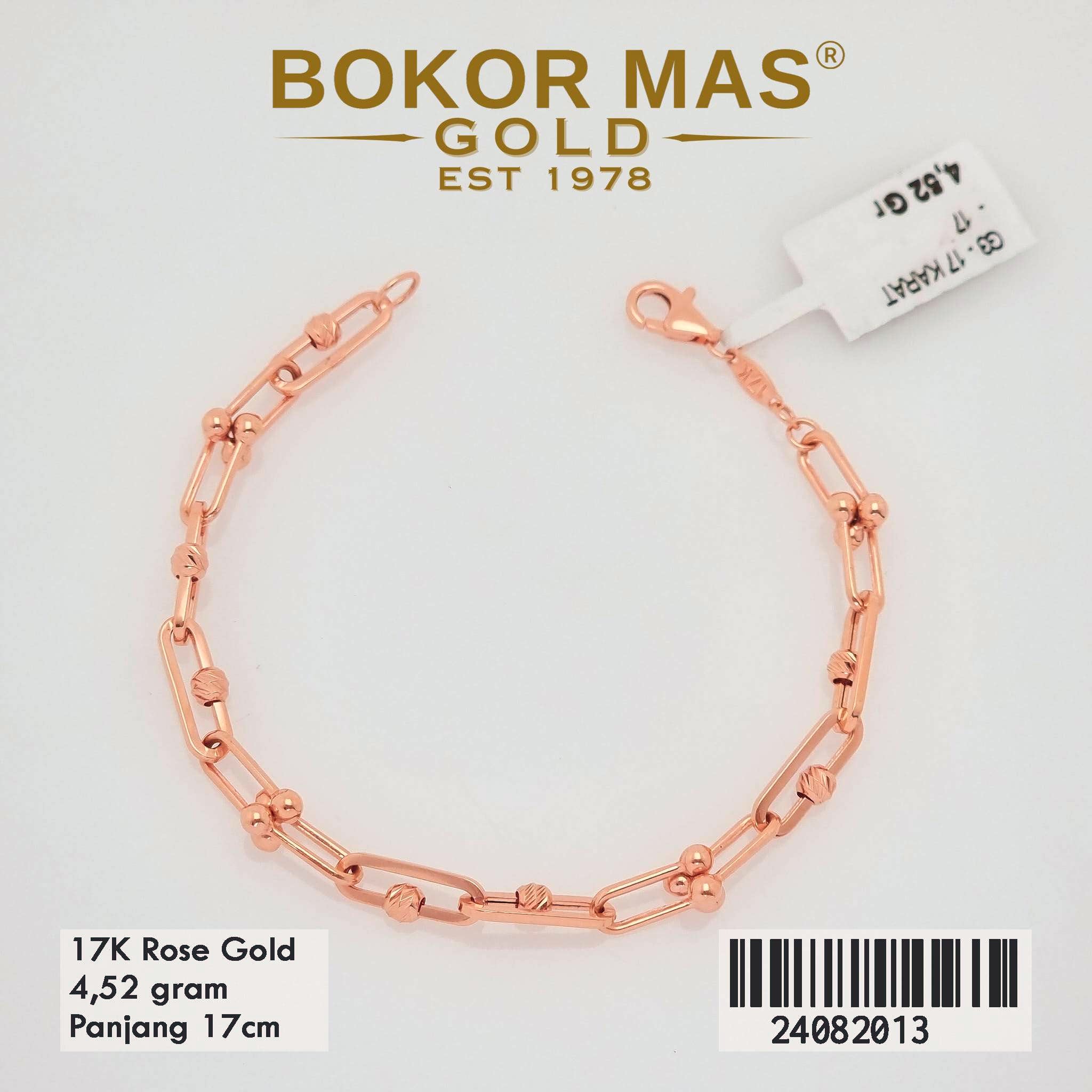 Gelang Rantai Variasi - 24082013 - 17K