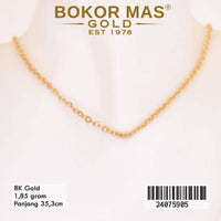 Kalung Emas Anak Polos Variasi Tanpa Permata - 24075905 - 8K