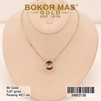 Kalung Emas Siyem Variasi Mickey Permata - 24055156 - 8K