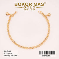 Gelang  Emas  Rantai Variasi Serly - 24076265 - 8K