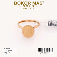 Cincin Emas Variasi Boba Pasir - 24075557 - 8K