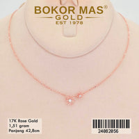 Kalung Emas  Variasi Permata - 24082056 - 17K