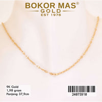 Kalung Emas Anak Toscano Variasi Tanpa Permata - 24075910 - 9K