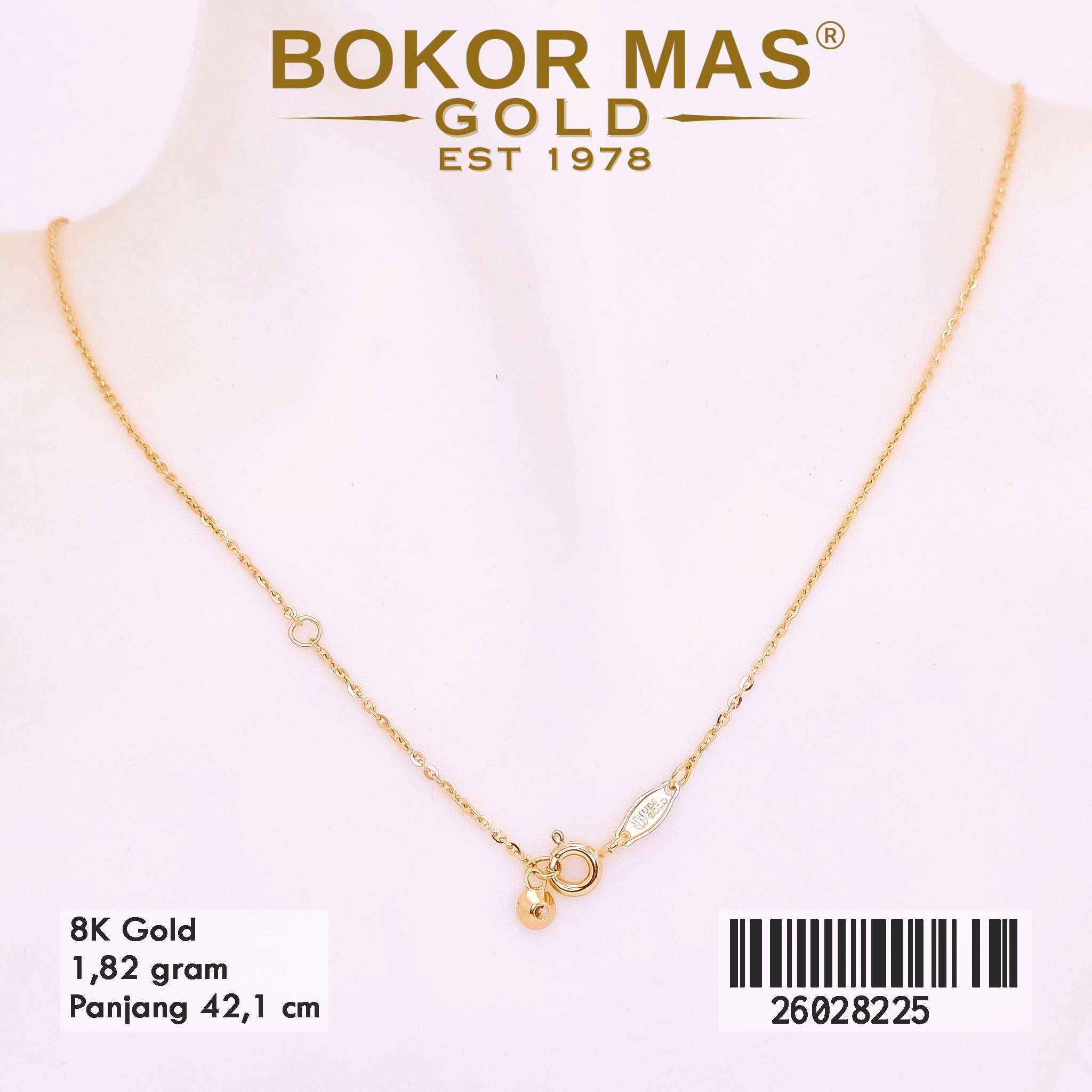 Kalung Variasi Liontin Daun Shimmer -  26028225 - 8K