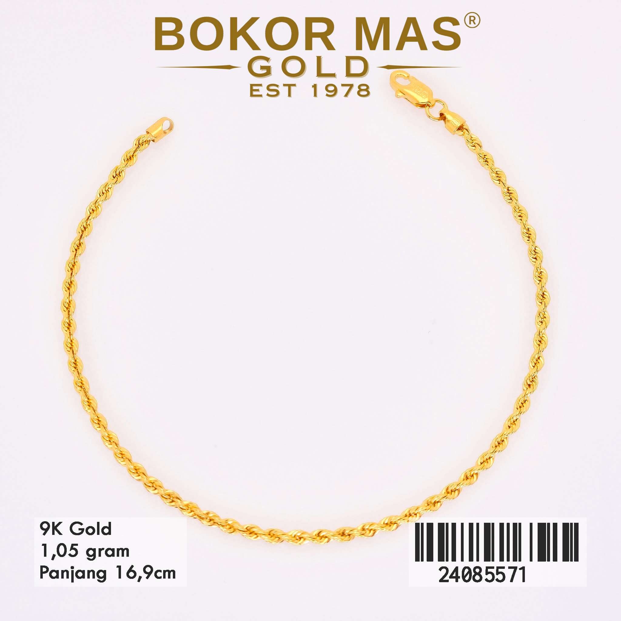 Gelang Rantai Variasi - 24085571 - 9K
